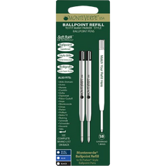 Monteverde Soft Roll 1.4mm BP Blue 2 Pcs Pack Refill To Fit Parker BP Pens-Pen Boutique Ltd