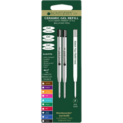 Monteverde Capless Ceramic Gel Parker Style Ballpoint refill Black Fine-Pen Boutique Ltd