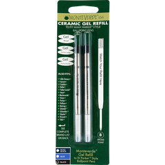 Monteverde Capless Ceramic Gel Refill - Black - Broad (Fit Parker Ballpoint Pen)-Pen Boutique Ltd