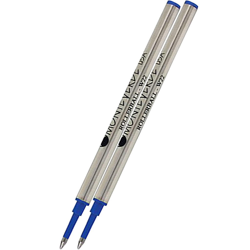 Monteverde Ceramic RB fit most Capped RB pens Broad - Blue 2/pack-Pen Boutique Ltd