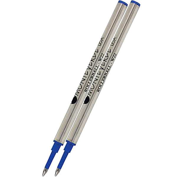 Monteverde Ceramic RB fit most Capped RB pens Broad - Blue 2/pack-Pen Boutique Ltd