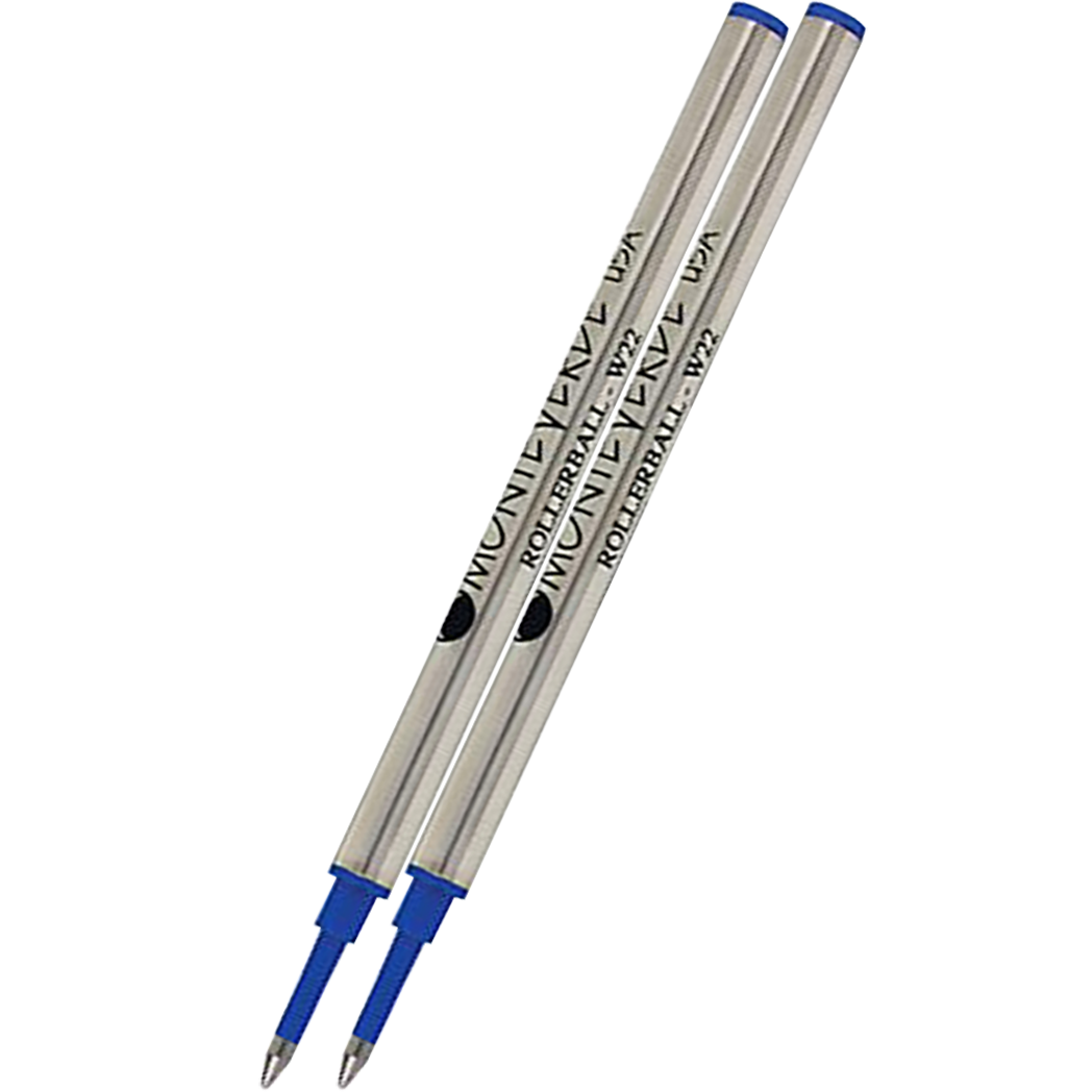 Monteverde Ceramic RB fit most Capped RB pens Broad - Blue 2/pack-Pen Boutique Ltd
