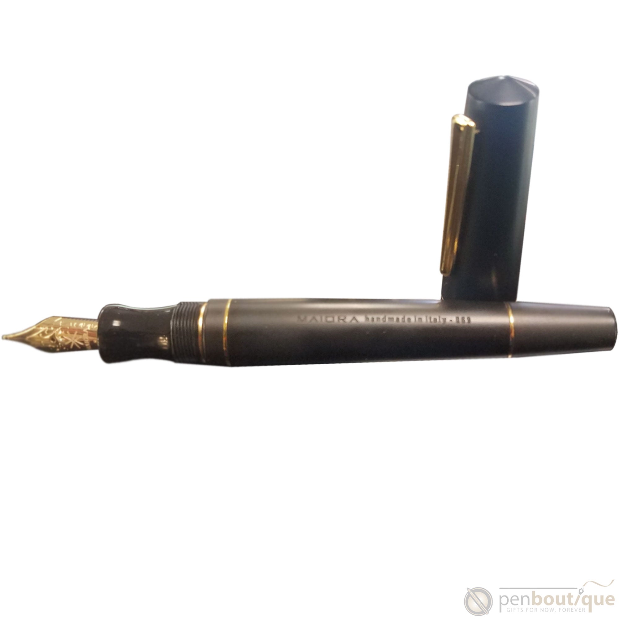 Maiora Impronte Fountain Pen - Matte Black (Numbered Edition)-Pen Boutique Ltd