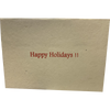 Monk Paper Happy Holiday Card with Natural Envelope - each-Pen Boutique Ltd
