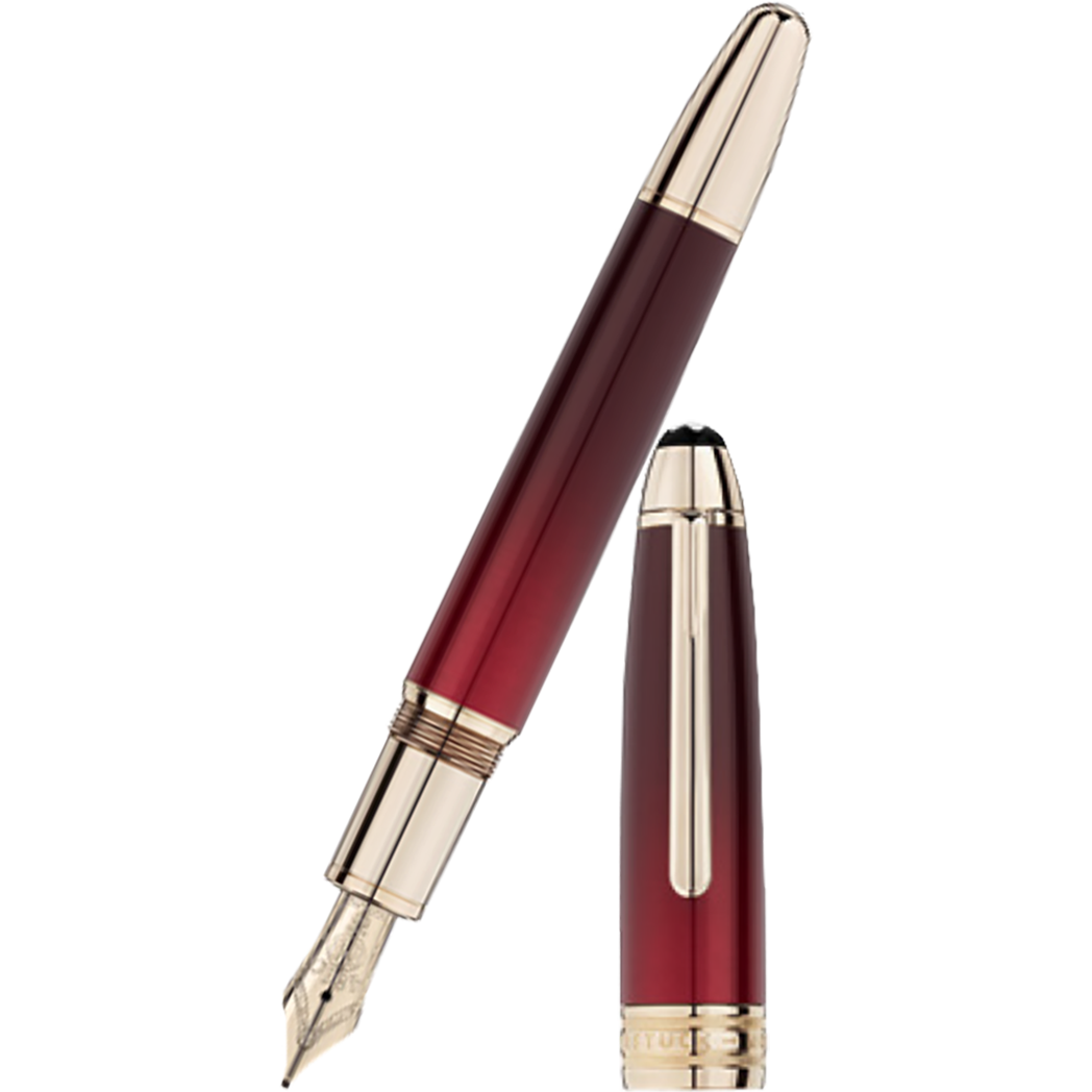 Montblanc 146 Meisterstuck Fountain Pen Solitaire Burgundy