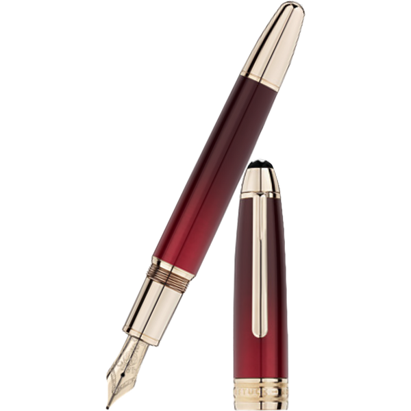 Montblanc burgundy fountain clearance pen