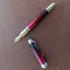 Montblanc 146 Meisterstuck Fountain Pen - Solitaire Burgundy Lacquer - Calligraphy Year 2 - Medium-Pen Boutique Ltd