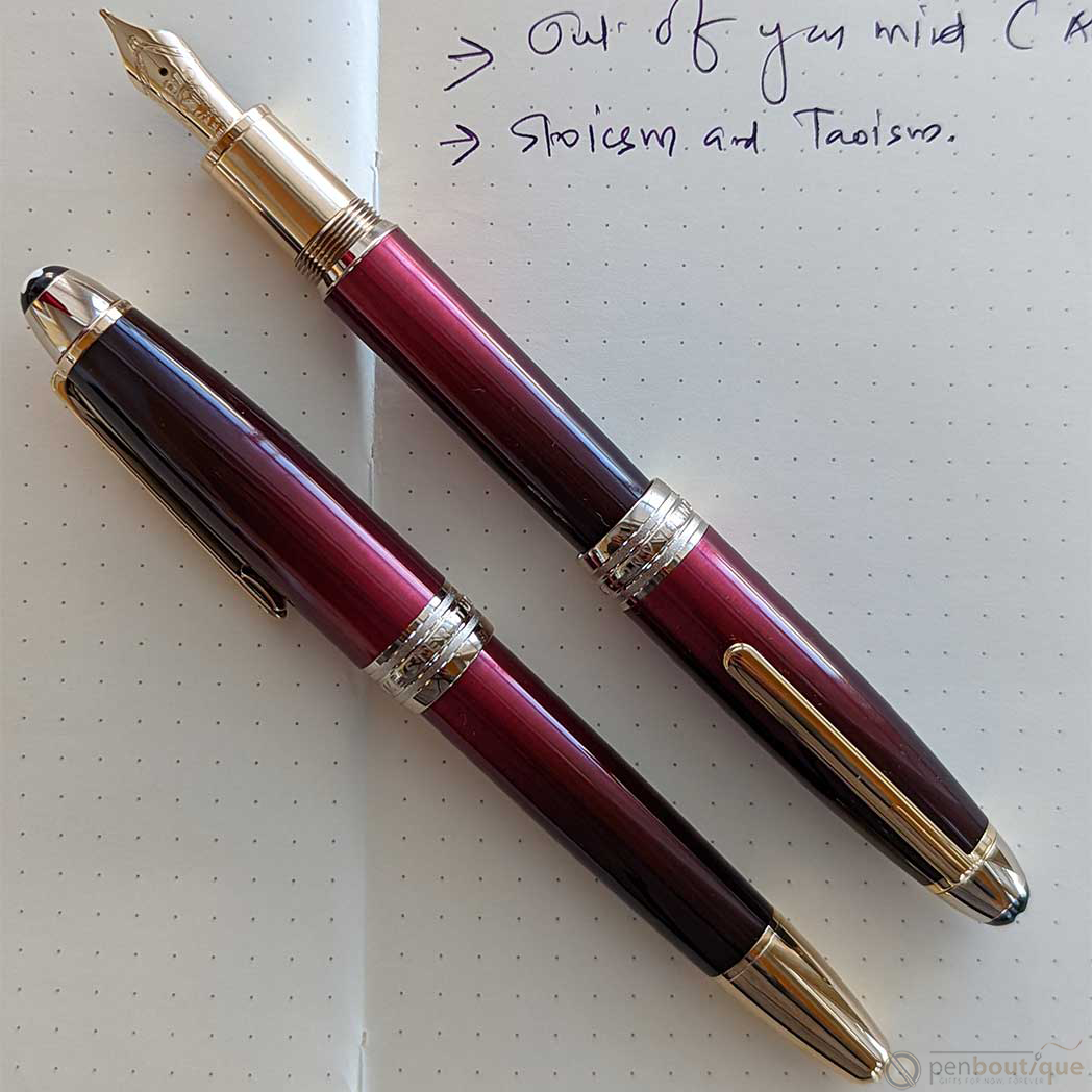 Montblanc 146 Meisterstuck Fountain Pen Solitaire Burgundy