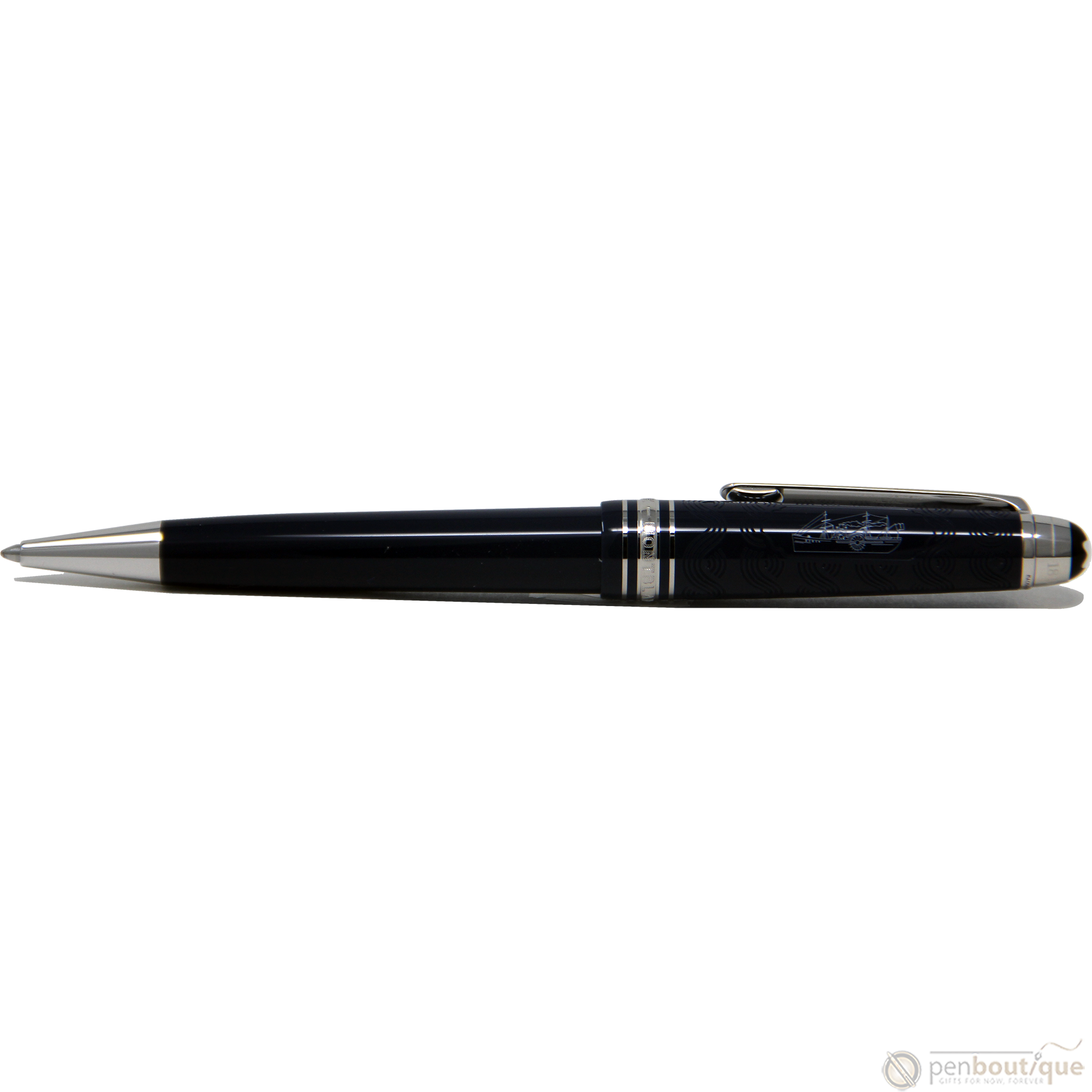 Montblanc 164 Meisterstuck Ballpoint Pen - Around The World In 80 Days (Classique)-Pen Boutique Ltd
