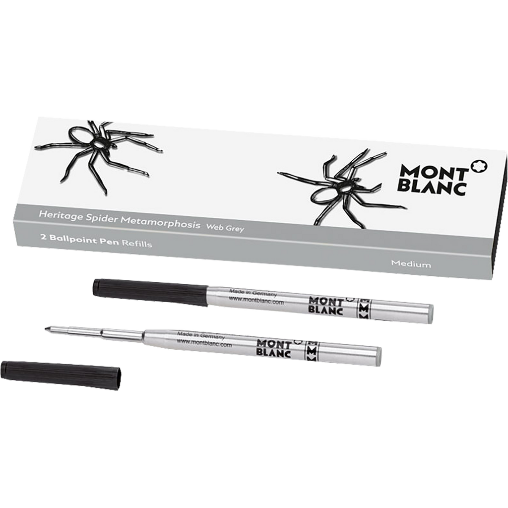 Montblanc Ballpoint Refill - Heritage - Spider - Medium (2 Per Pack)-Pen Boutique Ltd