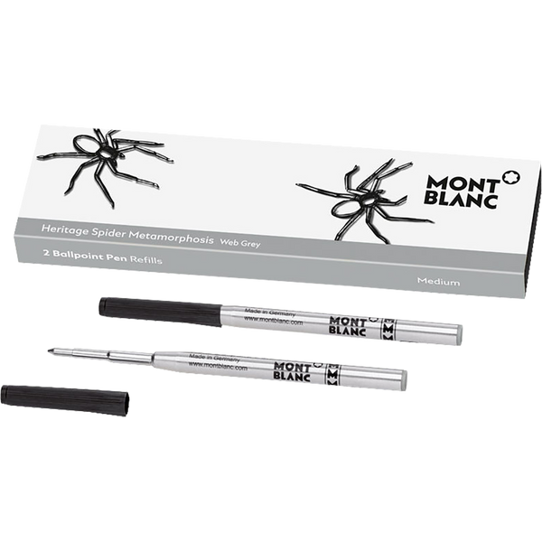 Montblanc Ballpoint Refill - Heritage - Spider - Medium (2 Per Pack)-Pen Boutique Ltd