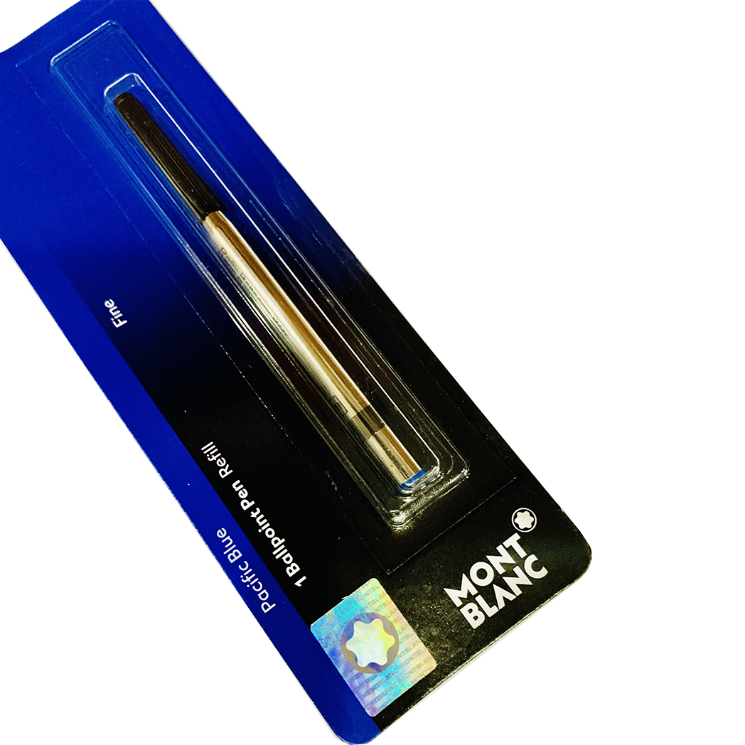 Montblanc Ballpoint Refill Pacific Blue Fine Blistered Pen