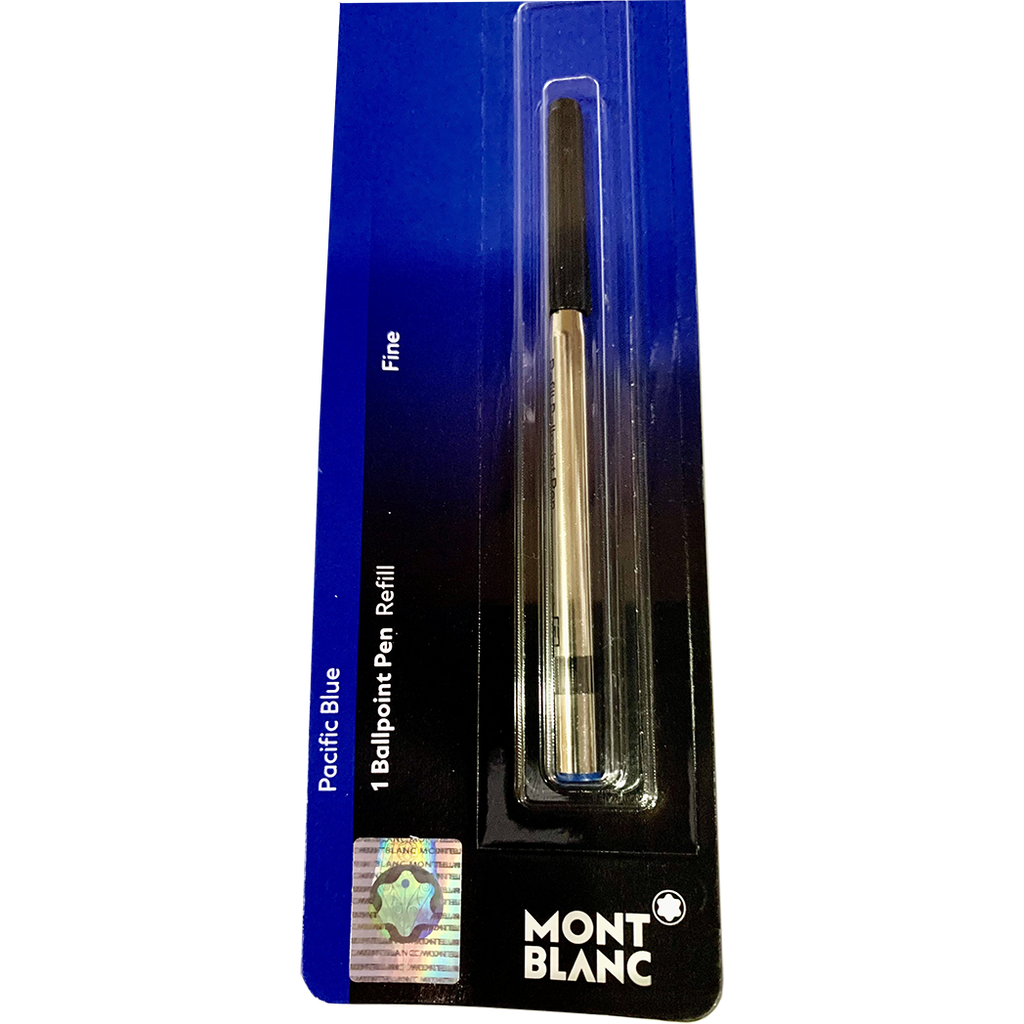 Montblanc Ballpoint Refill - Pacific Blue - Fine Blistered-Pen Boutique Ltd
