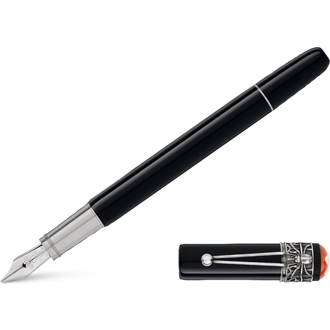 Montblanc Heritage Fountain Pen - Spider Metamorphosis - Black-Pen Boutique Ltd