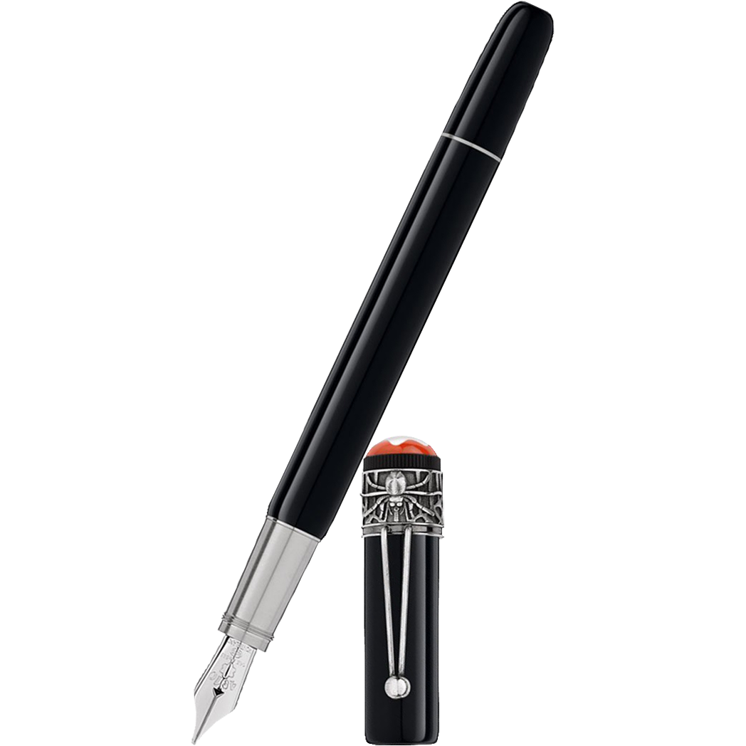 Montblanc Heritage Fountain Pen - Spider Metamorphosis - Black-Pen Boutique Ltd