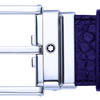Montblanc Leather Belt - Blue-Pen Boutique Ltd