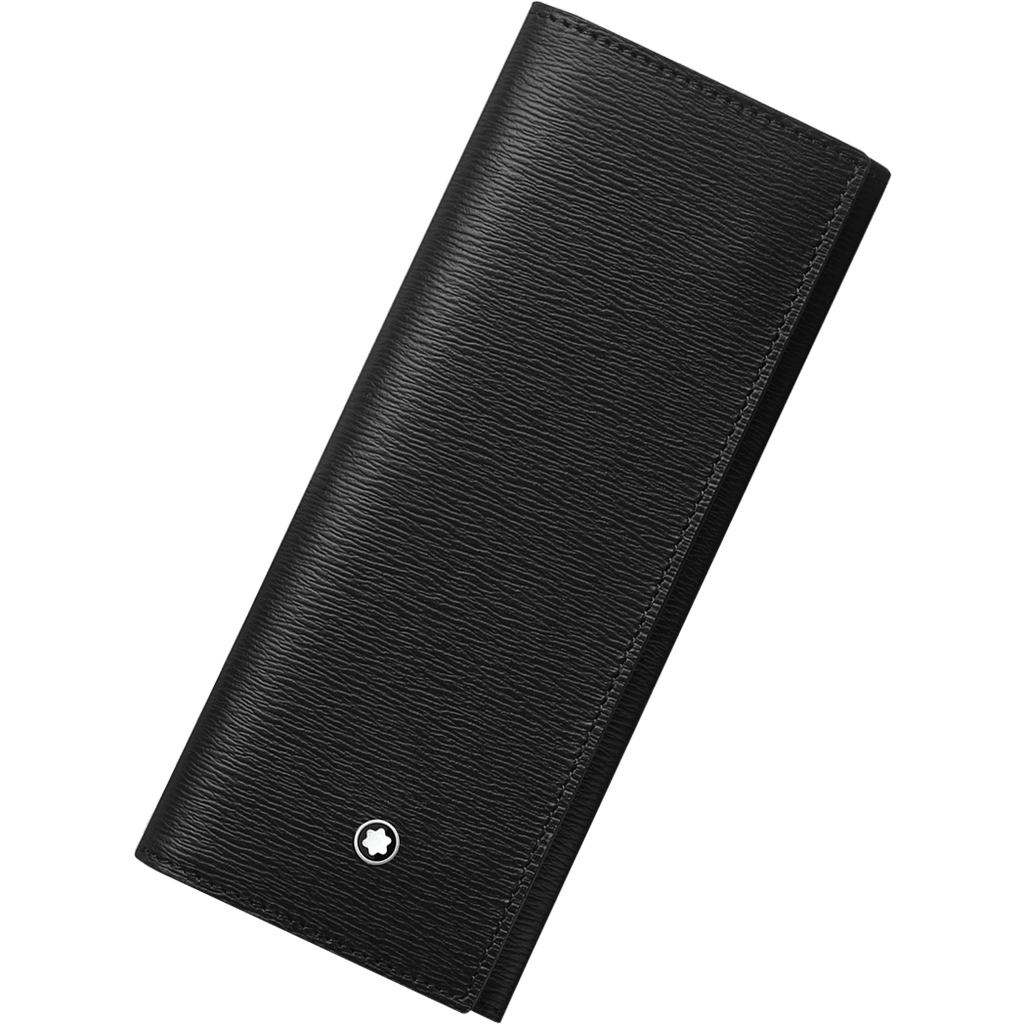 Montblanc Meisterstuck 4810 2-Pen Pouch - Black-Pen Boutique Ltd