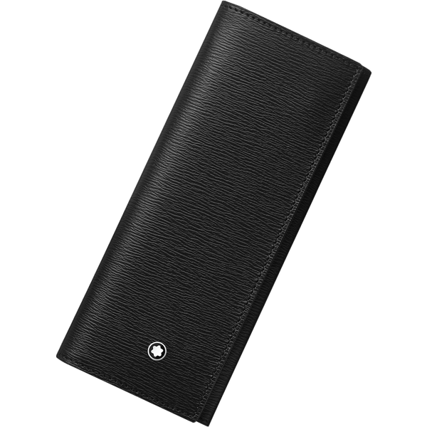 Montblanc Meisterstuck 4810 2-Pen Pouch - Black-Pen Boutique Ltd