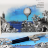 Montblanc Meisterstuck Ballpoint Pen - 164 Doue - Around The World In 80 Days (Classique)-Pen Boutique Ltd