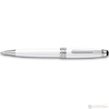 Montblanc Meisterstück Ballpoint Pen - Solitaire White - Platinum Trim - Midsize-Pen Boutique Ltd