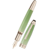 Montblanc Meisterstuck Calligraphy Fountain Pen - Solitaire Celadon Dégradé - Curved Nib-Pen Boutique Ltd
