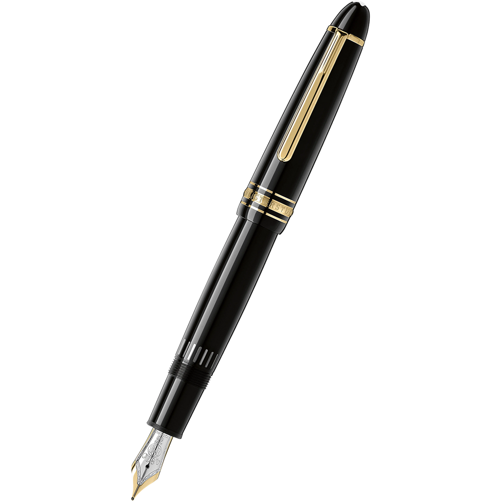Montblanc Meisterstuck Fountain Pen - Black - Gold Trim - LeGrand - 146-Pen Boutique Ltd