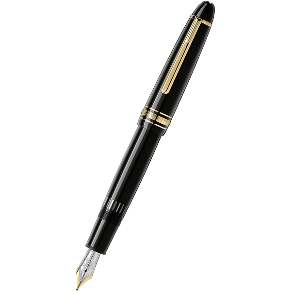 Montblanc Meisterstuck Fountain Pen - Black - Gold Trim - LeGrand - 146-Pen Boutique Ltd