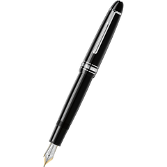 Montblanc Meisterstuck Fountain Pen - Black - Platinum Trim - Legrand - TRAVELLER-Pen Boutique Ltd