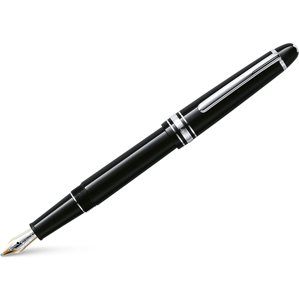 Montblanc Meisterstuck Fountain Pen - M145P - Black - Platinum Trim - Classique-Pen Boutique Ltd