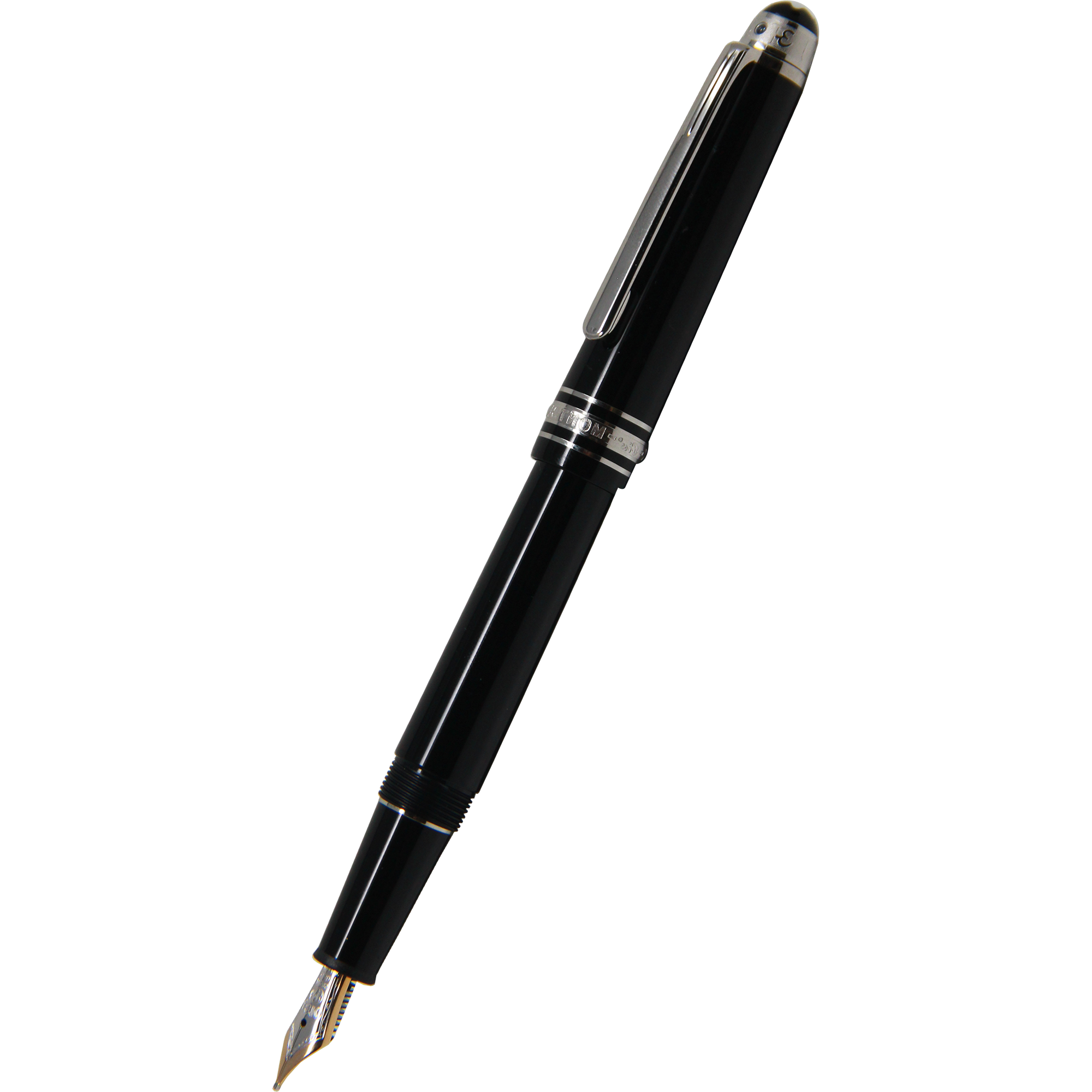 Montblanc Meisterstück Fountain Pen - UNICEF - Black - Platinum Trim - Classique-Pen Boutique Ltd