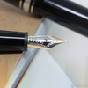 Montblanc Meisterstück Fountain Pen - UNICEF - Black - Platinum Trim - Classique-Pen Boutique Ltd