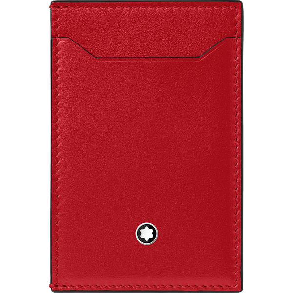 Montblanc Meisterstuck Pocket Holder - Black/Red - 3cc-Pen Boutique Ltd