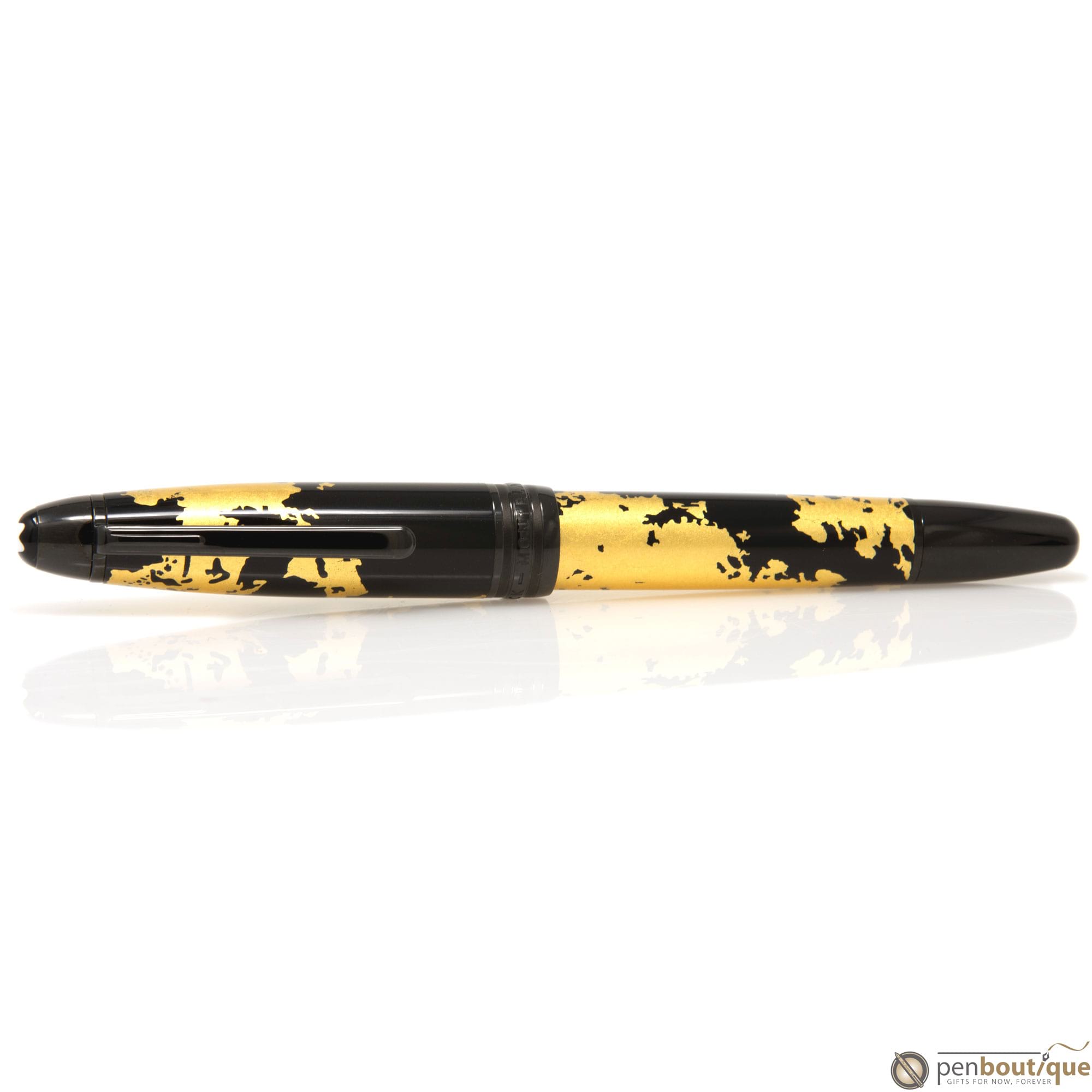 Meisterstück Solitaire Calligraphy Gold Leaf Fountain Pen - Luxury Fountain  pens – Montblanc® US