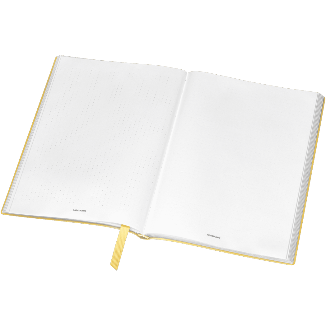 Montblanc Notebook - #163 Mustard Yellow - Lined-Pen Boutique Ltd