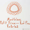 Montblanc Rollerball Refill - Le Petit Prince - Red Fox - Medium - 2 Pack-Pen Boutique Ltd