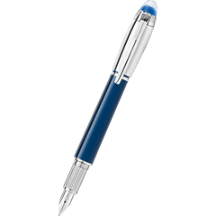 Montblanc StarWalker Fountain Pen - Blue Planet - Metal Doué-Pen Boutique Ltd
