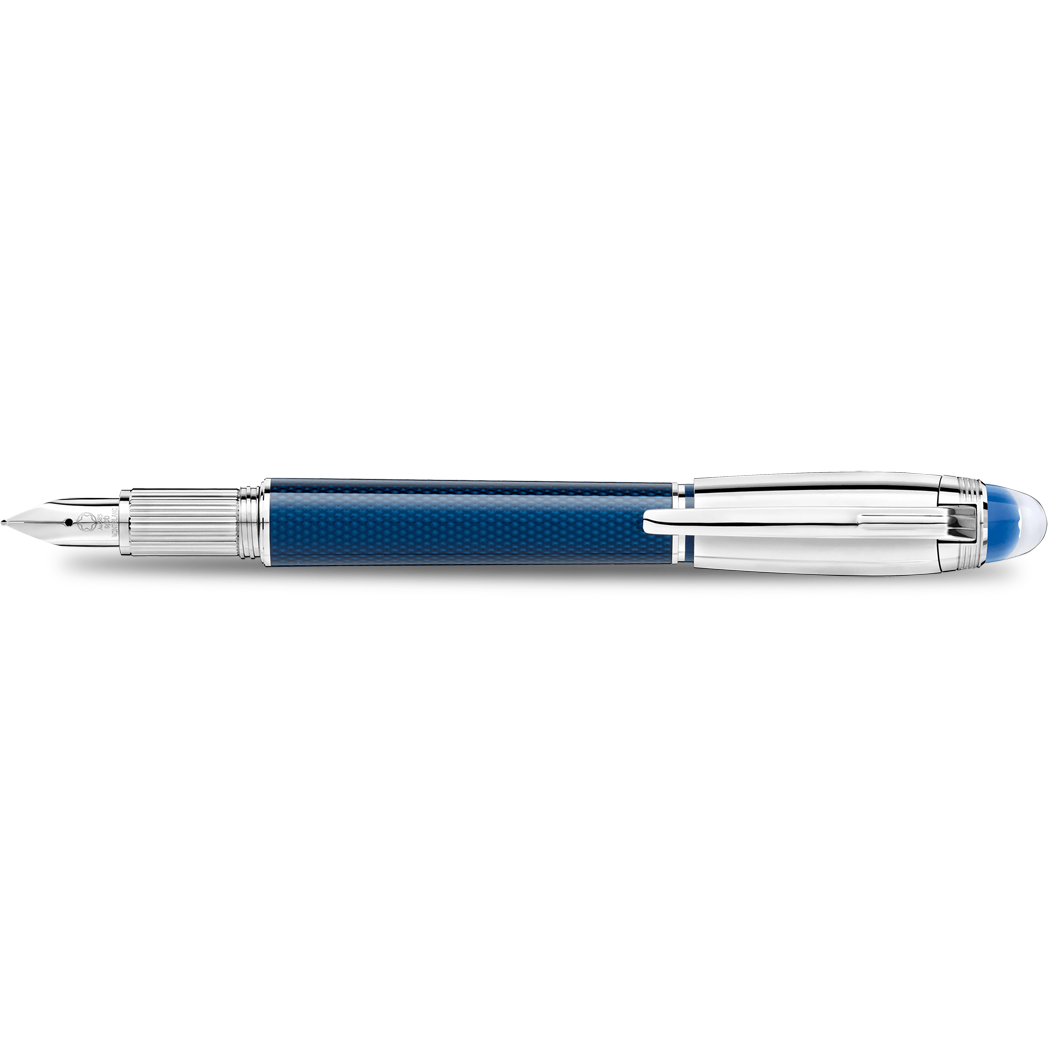 Montblanc StarWalker Fountain Pen - Blue Planet - Metal Doué-Pen Boutique Ltd