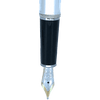 Montblanc 144 Meisterstuck Fountain Pen -Silver Fiber Guilloche M-Pen Boutique Ltd