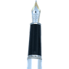 Montblanc 144 Meisterstuck Fountain Pen -Silver Fiber Guilloche M-Pen Boutique Ltd