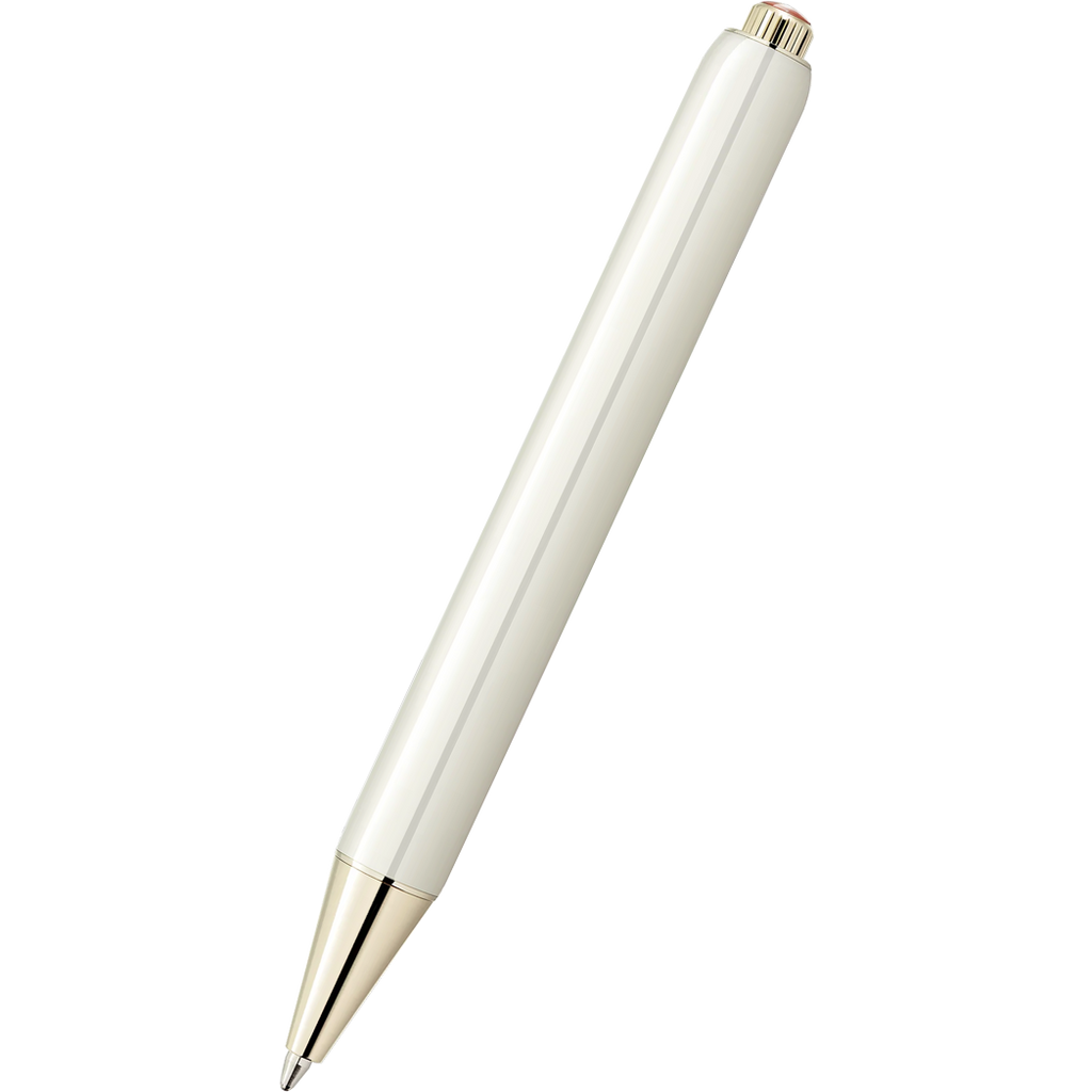 Montblanc Heritage Ballpoint Pen - Rouge & Noir - Baby Ivory (Special Edition)-Pen Boutique Ltd