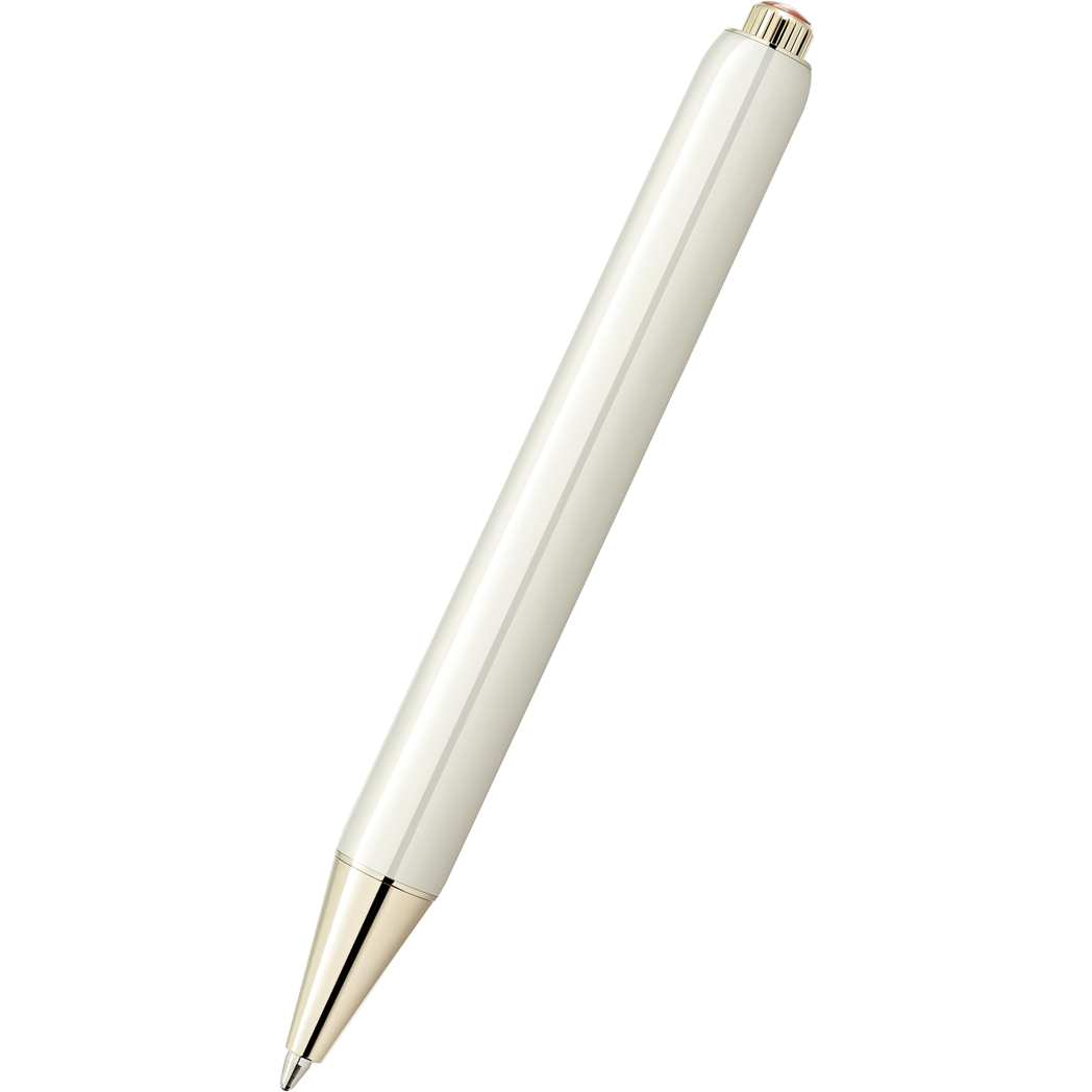Montblanc Heritage Ballpoint Pen - Rouge & Noir - Baby Ivory (Special Edition)-Pen Boutique Ltd