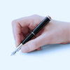 Montblanc Heritage Fountain Pen - Rouge & Noir - Baby Black (Special Edition)-Pen Boutique Ltd