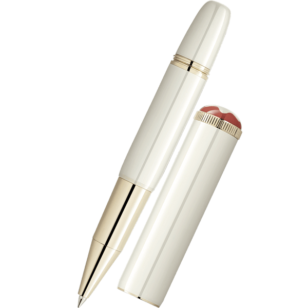 Montblanc Heritage Rollerball Pen - Baby - Rouge & Noir - Ivory (Special Edition)-Pen Boutique Ltd