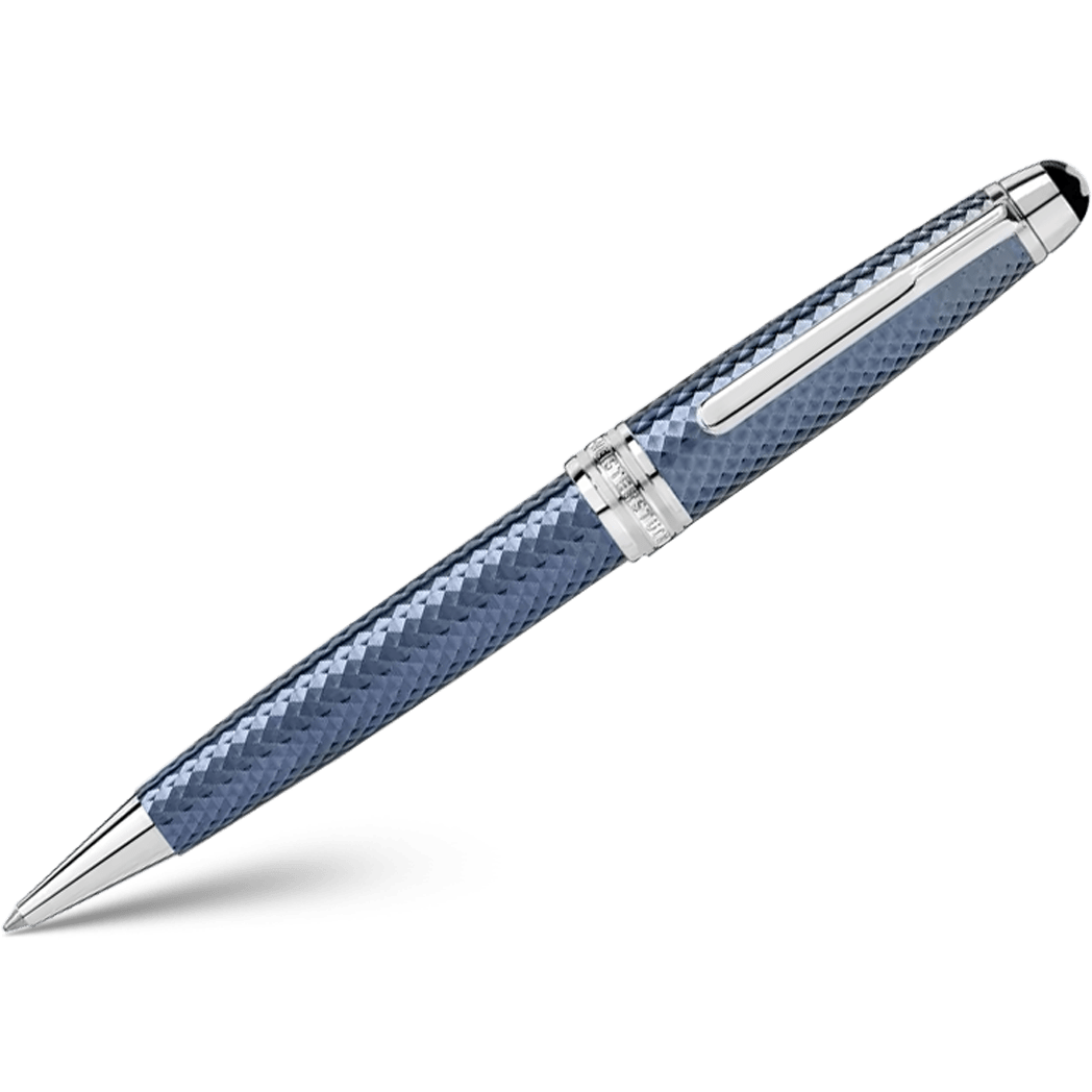 Montblanc Meisterstück Ballpoint Pen - Solitaire - Glacier - Midsize-Pen Boutique Ltd
