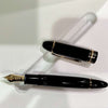 Montblanc Meisterstuck Calligraphy Fountain Pen - 149 Black - Curved Nib-Pen Boutique Ltd