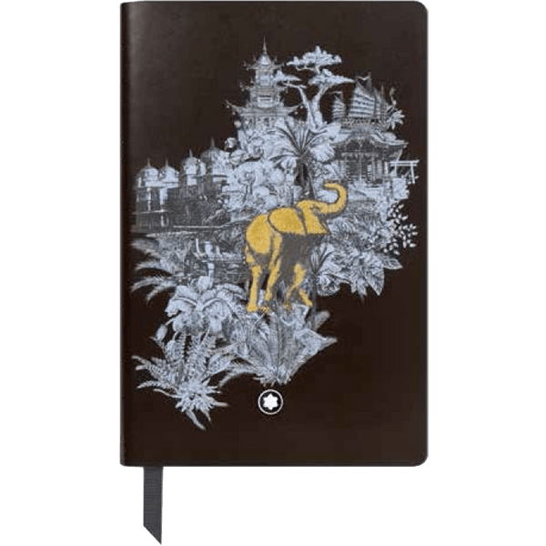 Montblanc Meisterstück #148 Notebook - Around The World in 80 Days - Brown Lined Pocket)-Pen Boutique Ltd