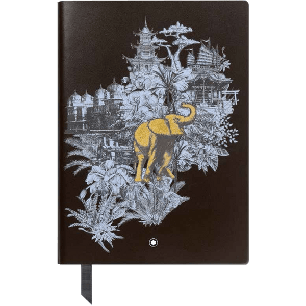 Montblanc Meisterstück #163 Notebook - Around The World in 80 Days - Brown Lined (Medium)-Pen Boutique Ltd