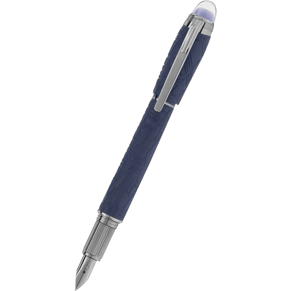 Montblanc Starwalker Fountain Pen - Space Blue Resin-Pen Boutique Ltd