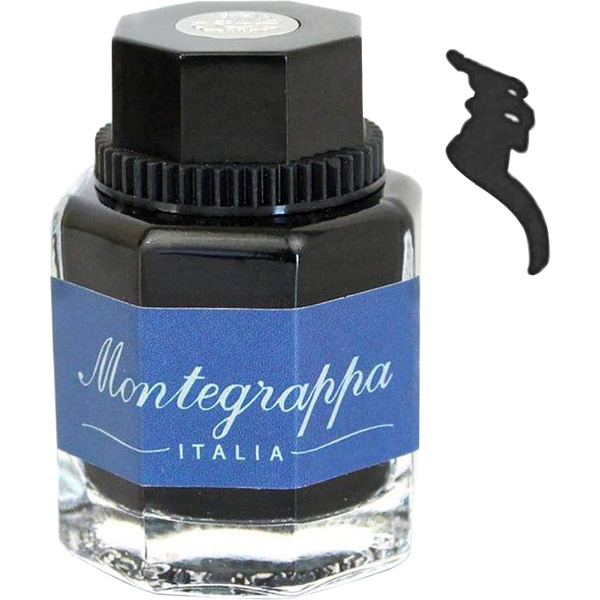 Montegrappa Black Ink Bottle-Pen Boutique Ltd