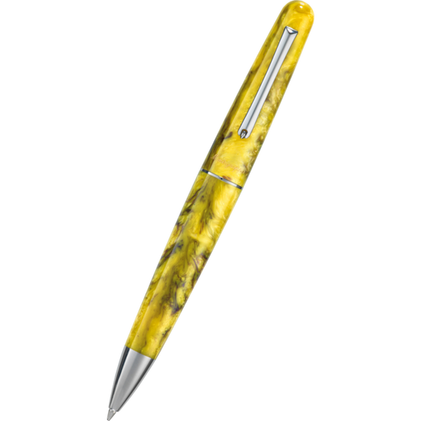 Montegrappa Elmo 01 Fantasy Bloom Ballpoint Pen - Iris Yellow-Pen Boutique Ltd